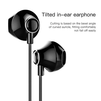 Baseus Laidinio Ausinės, Telefono In Ear Ausines Su Mic Stereofoninės Laisvų Rankų Įrangos Ausinių Ausinė Samsung 