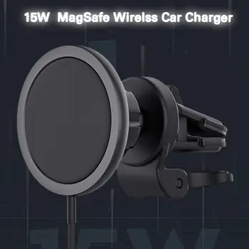 Magnetiniai Automobilių Belaidis Kroviklis tvirtinimas iPhone12 Pro Max 15W QI Greitai Magnetas Įkrauti Telefono Turėtojas