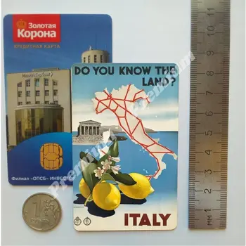 Italija suvenyrų magnetas derliaus turizmo plakatas