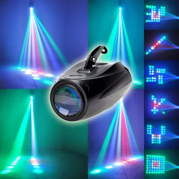 10W 64 Led RGBW Disco šviesos, Lazerių Etapo Poveikį Apšvietimo Auto/Garso Actived DJ šokių aikštelė Projektoriaus lempa Kalėdos nauji metai lempa