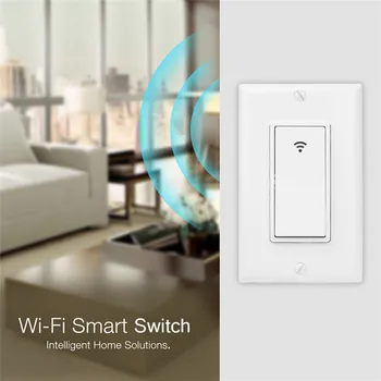 WiFi Smart Wall Šviesos Jungiklis Mobile APP