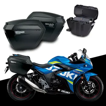 SuzukiGSX250R GSX 250 R SHAD SH23 pusėje box + rack kit + SH39 uodega, lauke + rack kit motociklo kamieno balno pagalvių sistemos laikiklis