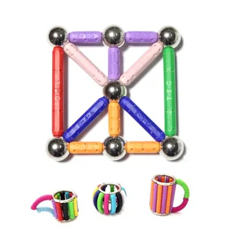 Magnetiniai Blokai Lazdos Nustatyti Statybos Magnetinių Žaislų Juosta Karoliukai Žaislai Vaikams Švietimo Magnetinis Žaislas, Plėtoti Dovana
