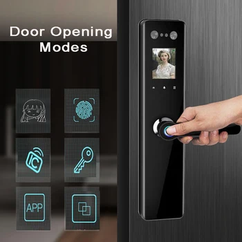 Smart durų užraktas cerradura reconocimiento veido cerraduras inteligentes para puertas smart digital durų užraktas Умный дверной замок