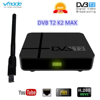 Naujausias DVB T2 dekoderis HD 1080P antžeminis imtuvas DVB T2 TV Imtuvas DVB T2 H. 265 parama usb wifi DVB T2 Skaitmeninės Set top box