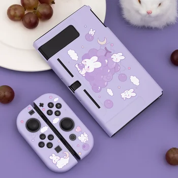 Geekshare Nintendo Jungiklis Vynuogių Triušis Mielas Violetinė Fėja Lygos Minkštos Tpu Dangtelį Girp Shell Nintend Jungiklis