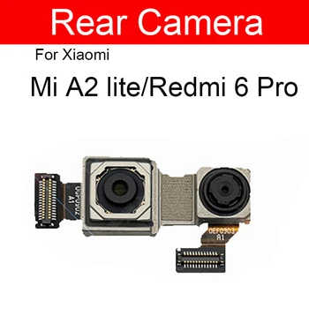 Priekiniai Ir Pagrindiniai Galinio Vaizdo Kamera Už Xiaomi Mi A2 Lite A2Lite / Redmi 6 Pro Priekio Atgal Fotoaparato Juostelė Flex Kabelis Atsarginės Dalys