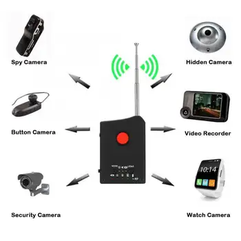 Multi-Funkcija Belaidės Kameros Lęšis Signalų Detektorius LDRF-DT1 Detektoriai Belaidžio ryšio Kabelis Fotoaparato / JT Prietaisas / Locator / GPS