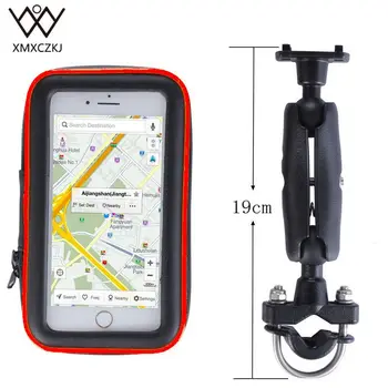 Atsparus vandeniui Motoroleris Telefono Turėtojas Motociklo Krepšys Case For iPhone 11 Pro X GPS palaikymu 6.3 Colių