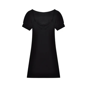 Suknelė Moterims Vintage Black Paprasta Aukšto Juosmens Prancūzų Mados Ponios Bodycon Suknelės Seksualus Šalies Tampri, Prašmatnus Vasaros Moteriški Drabužiai