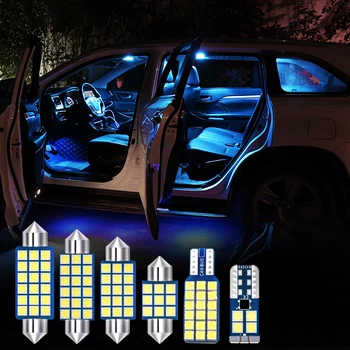 2vnt Error Free Auto LED Lemputės Automobilių Salono Šviesos Rinkinys Dome Skaitymo Lemputė bagažo skyriaus Lempos MG 3 MG3 2012 2013 2016 2017