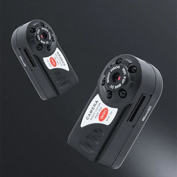 Pigūs Mini Q7 kamera 480P Wifi kamera DV DVR belaidžių IP kamerų prekės ženklas mini kamera, diktofonas, infraraudonųjų spindulių naktinio matymo mažas fotoaparatas