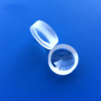15mm Dia MIni ZF6 Optinio Stiklo Židinio Nuotolis -17.07 mm Optika LED Plano Įgaubto Stiklo Objektyvas 2VNT