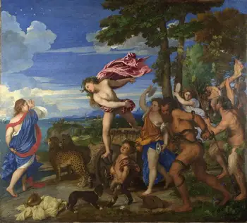 Tiziano Vecellio Bakchas ir Ariadne Menas Spausdinti Plakato tapybos drobė Namų Dekoro Sienos Menas