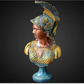 Graikų Atėnė Statula Pakabukas Darbalaukio Paveikslėlis Galvos Skulptūra Europos Stiliaus Kūrybos Vyno Kabineto Puošyba, Baldų R06