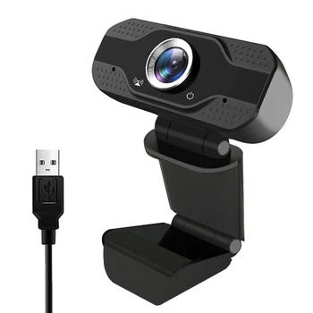 1080P HD Kamera, Built-in Mikrofono Smart Web Kamera USB Pro Stream 