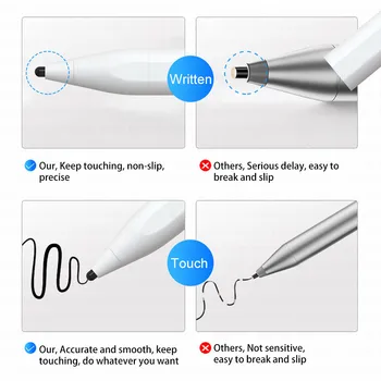 Universalus Magnetinis Aktyvus Stylus Pen Tablet Piešimo Capacitive Ekranas, Touch Pen, skirtą 