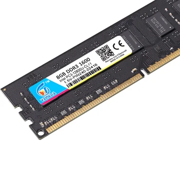 VEINEDA Atminties 4gb Ram 8gb DDR3 PC3 1 600mhz 1333MHz KOMPIUTERIO DIMM Atmintis RAM 1,5 V 240 kaiščiai Darbalaukio RAM suderinama