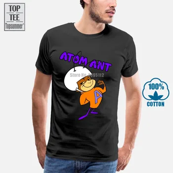 Medvilnės, O Kaklo Užsakymą Išspausdinti Marškinėlius Vyrų Marškinėliai Atomas Ant (Limited Edition) Atomas Ant Moterų Marškinėliai