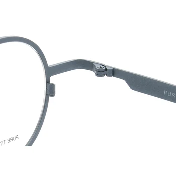 Vyrai Gryno Titano Kvadratinių stiklo rėmo moterų Turas Retro Metalo Visą Ratlankio akinių rėmeliai 2020 Mados Populiarus akinių rėmeliai