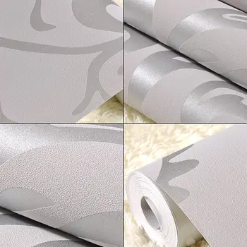 Europos Stiliaus Prabangūs Damask Ne Austi 3D Tapetai Paprasta Įspaudų Siena Popieriaus Ritinėlio Vertikalus Miegamųjų Namo Fone Apdaila