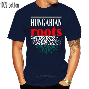Karšti pasiūlymai Atsitiktinis Marškinėliai Vyrams ManShort Rankovėmis Medvilnė, vengrijos Šaknys Vengrijos Vėliavos Šeimos Drabužius Viršūnes Vyrų Marškinėliai