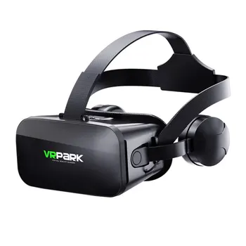 Karšto pardavimo J20 3D VR Virtualios Realybės laisvų Rankų įranga Šalmas Stereo Žaidimas Kino Boxs Casque 4,5 - 6.0 colių 