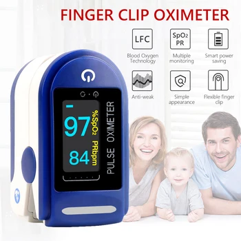 Kraujo Deguonies Stebi Pirštą Pulse Oximeter Deguonies Įsotinimo Stebėti Oximeter Širdies Ritmo Monitorius Be Baterijos, Greitas Pristatymas