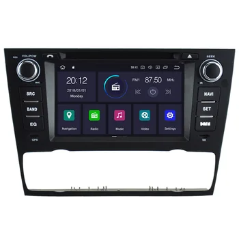 AOTSR Android 10.0 Automobilio Multimedijos Grotuvas GPS Navigaciją 1 Din IPS Ekranas, DVD, Bluetooth, Radijas BMW E90 E91 E92 E93 Serie 3