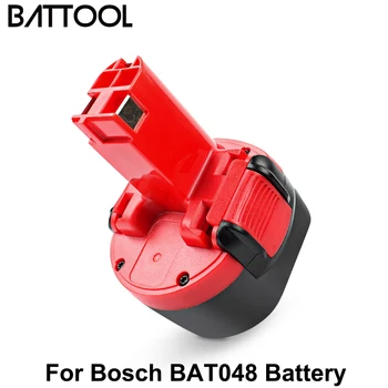 Battool 3.0 Ah 9.6 V NI-MH BAT048 daugkartinio Įkrovimo Baterija Bosch 9.6 V PSR960 BH984 BAT119 BAT100 BAT001 BPT1041 BH974 2607335260