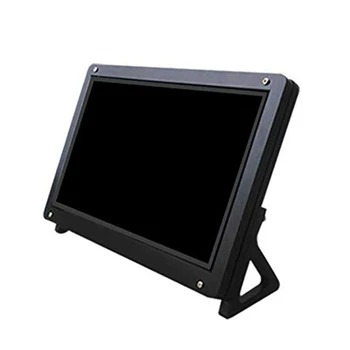 7 Colių Ekranas Ekranas LCD Atveju Paramos Turėtojas Aviečių Pi 3 Akrilo Korpuso Laikiklis LCD Black