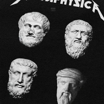 Juokinga Metaphysica Įdomus Metalinių Filosofija Tees Metafizinės Sokratas Aristotelis Pitagoras Exitentialism T-Shirt Vyrai Mada Marškinėliai