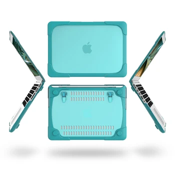 Skirta MacBook Air 13 Atvejais A1932 dangtelis apple macbook pro touchbar A1708 A2159 atveju Sunkiai shell padengti Stendo Atvejais Nešiojamas Atvejais
