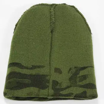 Beanie Skrybėlių Mens Kamufliažas Mezgimo Slidinėjimo Kepurė Šilta Karinis Taktinis Žiemą Šilumos