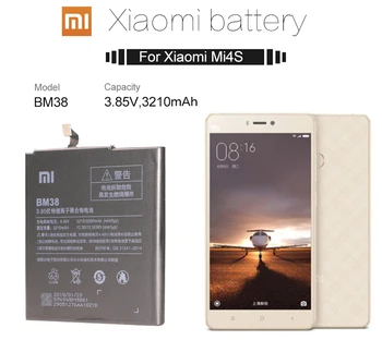 Originalus Telefonas, Baterija Xiaomi Mi4S Baterija Xiaomi Mi 4S BM38 Baterijos Pakeitimas, Baterijos Xiomi bateria M4S