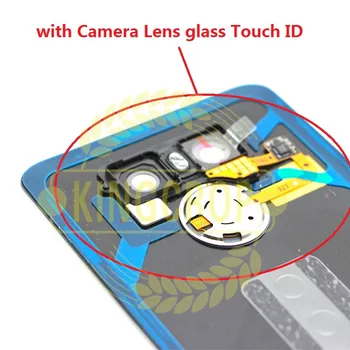 Galinio Dangtelio Lg g6 Baterijos Dangtelis durys Atveju Būsto su Fotoaparato Objektyvo stiklo Touch ID Pakeitimo G6 LS993 US997 VS998 H870