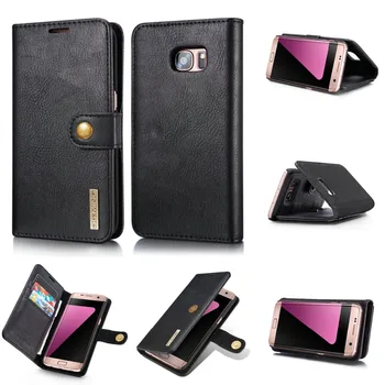 Case For Samsung Galaxy S7 KRAŠTO Dangtelį, Apversti PU odos Kortelės lizdas Stovo laikiklį mygtuką minkštas telefono dėklas funda coque Galaxy S7