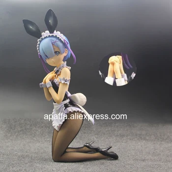 Re Nulio Pradeda Gyvenimą Kitoje Pasaulio Ram Rem Bunny Mergina PVC Veiksmų Skaičius, Anime Seksuali Mergina Paveikslas Modelis, Žaislai, Lėlės Dovana 30CM