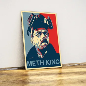 Meth Karalius - Breaking Bad - Metalo Plakatas