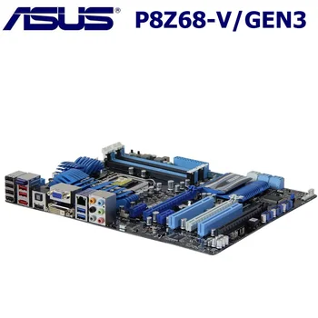 Naudojami Asus P8Z68-V/GEN3 Plokštė Intel Z68 LGA 1155 32GB DDR3 PCI-E 3.0 Originalų Stalinį Asus P8Z68-V/GEN3 Mainboard DDR3