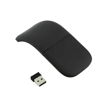 CHYI 2.4 G Bevielio Sulankstomas Arc Touch Mouse Ultra Plonas Lazerio 800/1200/1600 DPI 