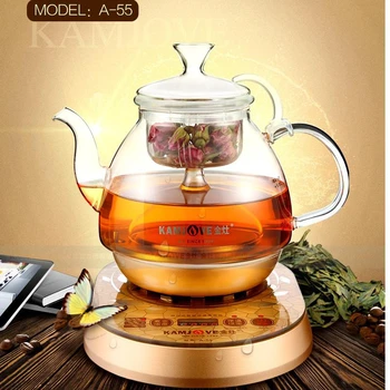 Elektros garuose arbatinukas virtos arbatos elektros arbatos virdulys mašina automatinė arbatos virimo stiklo garų puodą arbatos virimo puodą