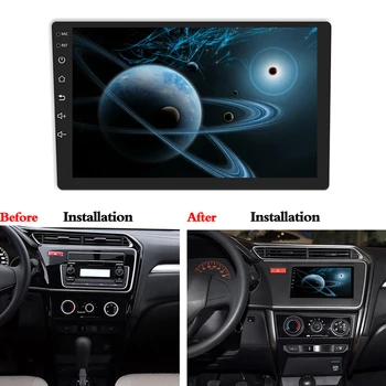 New2G+32G Android8.1 GPS Navigacijos Automobilinį Radijo Car Stereo 9 ir 10.1 colių 2.5 D Touch 