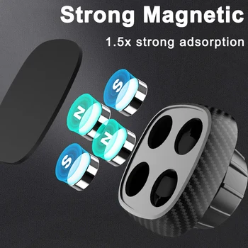 Geriausia Magnetinio Automobilių HUD Telefono Laikiklis Mini Oro Angos Įrašą Kalno Magnetas Mobilus Stendas 