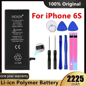 Didelės Talpos Li-polimero Baterijos Skirtos iPhone 6S Baterija Telefono Baterijas Apple iphone 6s Bateria Mobiliųjų Baterijų 0 Ciklo