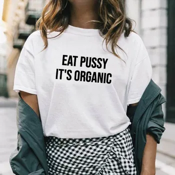 Valgyti Pūlingas Tai Organinės Naują Atvykimo Juokinga, Medvilnės marškinėliai Apsaugoti Gyvūnus Marškinėliai Veganų Merginos Gyvūnų Teisių Augalų Babes Babe Viršų