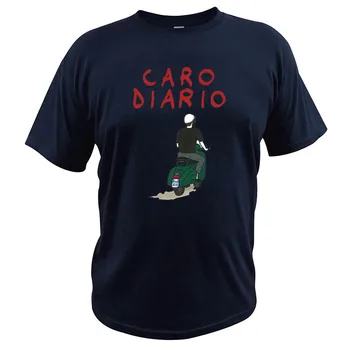 Caro Diario Marškinėliai Italijos, Prancūzijos Pusiau Autobiographical Komedija Filmo Marškinėlius Medvilnės Minkštas Tee Viršūnės
