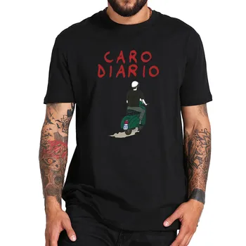 Caro Diario Marškinėliai Italijos, Prancūzijos Pusiau Autobiographical Komedija Filmo Marškinėlius Medvilnės Minkštas Tee Viršūnės