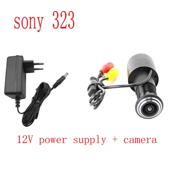Mini Home Video Akutė Duryse Skylę Camera1080P HD Durys Akių CCTV HAINAUT SONY323 Chip 2MP, Star Light 0.001 Lux Laidinio Saugumo Kameros