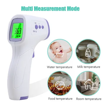 Ne-kreipkitės Kaktos Skaitmeninis Termometras Kūdikiui Suaugusiųjų Infraraudonųjų spindulių Temperatūros Jutiklis vidaus Temperatūros Matavimo Įrankis